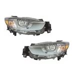 For Mazda CX-5 2016 Headlight Driver And Passenger Side Pair Led Clear Lens Capa New. Price: $1479.66.