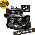 Spyder Led Halo Projector Headlights For 07-14 Chevy Avalanche/suburban/tahoe New. Price: $255.27.