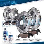 Front & Rear Drilled Rotors Brake Pads For Bmw Xdrive 335D 335IS X1 335XI New. Price: $278.99.
