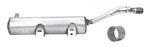 Muffler Silencer W/seal Fits Honda Replaces 18310-HM8-B40 18310-HM8-000 New. Price: $114.00.