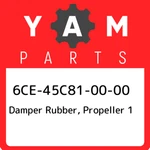 6CE-45C81-00-00 Yamaha Damper Rubber, Propeller 6CE45C810000, New Genuine Oem. Price: $234.82.