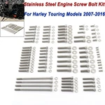 Stainless Engine Screw Bolt Kit Set For Harley Touring Street Glide Road King Fl New. Price: $41.99.