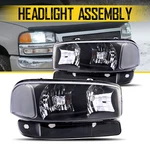 Headlight Assembly For 1999-2006 Gmc Sierra 2000-2006 Yukon Kac Oe New. Price: $61.99.
