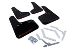 Rally Armor MF27 Ur Blk/rd Mud Flap Kit 2012-19 Ford Focus Hatch New. Price: $164.00.
