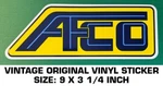 Afco Racing Radiators & Shocks -vintage Original Vinyl Decal Sticker-performance Used. Price: $9.45.