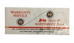 1970 Universal / Jeepster Maintenance Manual JM-1002-R5 Blemished Used. Price: $69.99.