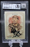 Method Man Wu-tang Clan Signed 2018 Allen & Ginter #82 Card Beckett Bas Rc Auto Graded. Price: $382.49.