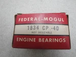 Vintage Federal Mogul 1834 CP-40 Connecting Rod Bearings New. Price: $14.90.