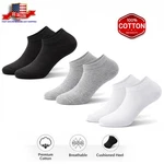 3-9 Pairs Mens Plain Solid Cotton Sports Ankle Athletic Socks Low Cut Size 8-12 New. Price: $8.98.