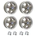 Set Of 4, 15" X 6" Porsche Empi Torque Star 2 Wheels & Lugs New. Price: $1319.94.