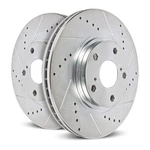 Powerstop AR8207XPR Rear Drilled Slotted Brake Rotors Camaro New. Price: $204.40.