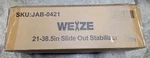 Weize 21-38.5IN Slide Out Stabilizer JAB-0421 New. Price: $42.49.