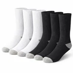 6 Pack Men's Cotton Crew Socks Cushioned Breathable Work & Athletic New. Price: $14.99.