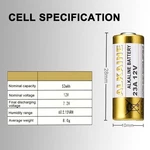 Licb A23 12V Alkaline Battery 5-PACK LW-23A Gold/white New. Price: $16.33.