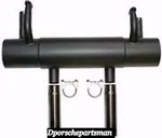 Porsche 356 B / 912 Muffler With Dual Center Tail Pipes Dansk New. Price: $1752.85.