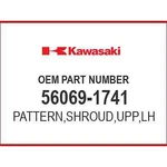 Kawasaki Pattern,shroud,upp,lh 56069-1741 Oem New. Price: $29.94.