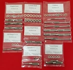Yamaha 1974-1976 DT250 DT360 DT400 Polished Stainless Engine Bolt Screw Kit Set New. Price: $35.75.