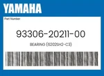 Yamaha Genuine Bearing (6202SH2-C3) 93306-20211-00 New. Price: $25.80.