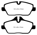 Ebc Brakes UD1308 Premium Disc Pads Designed Meet Exceed The Performance New. Price: $71.99.