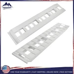 New Pair 72"X14" Aluminum Ramps 6500LBS Car Trailer Truck Hook End 6061-T6. Price: $211.40.