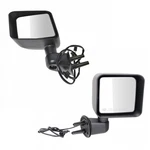 For Jeep Wrangler Jk 18 Side View Mirror Set Driver & Passenger Power New. Price: $164.42.