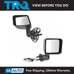 Trq Mirror Power Heated Smooth Textured Black Kit Set Of 2 For Jeep Wrangler New. Price: $134.95.