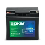 Aokly 12V 18AH Lithium LIFEPO4 Battery, 4000+ Cycles, Built-in 12.8V New. Price: $80.90.