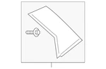 Genuine Mazda Door Applique DL8V-50-M50A New. Price: $83.08.