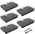 5-SET Seed Starter Kits Plant Germination Trays With Humidity Vented Domes New. Price: $23.23.