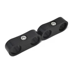 Russell 654303 Hose Separator (2) -6AN (3/8 Ports Black Anodized Finish 1/PKG. New. Price: $11.95.