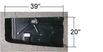 Sherman 695-40ATR Front Passenger Side Floor Pan Patch Section For Camaro 67-69 New. Price: $56.90.
