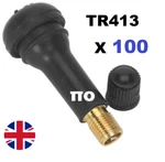 100X TR413 Tubeless Tyre Valves &dust Caps Rubber Snap In Car Bike Wheel Quality New. Price: $20.30.