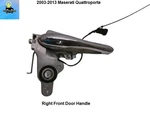 68001800 03 To 12 Maserati Quattroporte Right Front Exterior Door Handle Used. Price: $69.00.