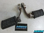 1983 Yamaha Virago XV500 Genuine Front Foot Rest Peg Step + Mount Brackets Used. Price: $25.00.