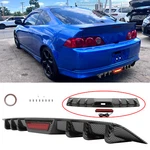 For Acura Rsx 2002-06 Carbon Rear Bumper Diffuser Spoiler Lip W/ Led Tail Light New. Price: $69.15.