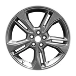 19X8 Split Spoke Alloy Wheel Painted Deep Black Smoked Hypersilver 560-10123 Remanufactured. Price: $288.89.