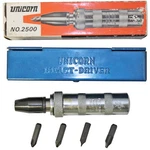Unicorn Hand Impact Screw Driver No. 2500 Phillips & Flat Bits Tool Manual New. Price: $27.96.