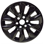 Gloss Black Wheel Skin Set 20" For 2019-2024 Chevrolet Silverado Suburban New. Price: $174.99.