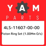 4LS-11607-00-00 Yamaha Piston Ring Set (1.00MM O/s) 4LS116070000, New Genuine Oe. Price: $70.67.
