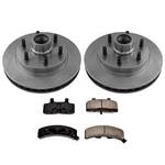 Lug Disc Brake Rotors & Ceramic Pads For Gmc Savanna G2500 96-02 Stud Only New. Price: $269.00.