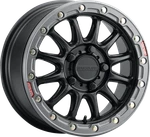 Raceline Wheels - Alpha Front/rear Black/with Gun Metal Ring 15X10. Price: $373.56.