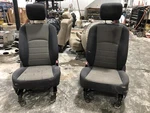 2010-2018 Dodge Ram 1500 Black/gray Cloth Front Bucket Seats Driver An Passenger Used. Price: $805.50.