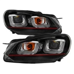 Spyder Auto 5082046 Halo Projector Headlights Fits 10-13 Golf Gti New. Price: $695.42.