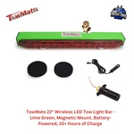 Towmate TM22G 22" Wireless Led Light Bar - 4 Pin Lime Green, Magnetic Mount New. Price: $237.50.