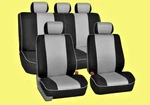 Fh Group Full Set Cloth Car Seat Covers Universal Fit Gray / Black #4358 AMZ36 New. Price: $44.20.