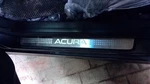 Set Of Sill Scuff Plates Front And Rear Acura Fits 04-08 Tsx 105198 Used. Price: $186.00.