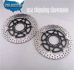 Us Front Brake Disc Rotor For Kawasaki Ninja ZX6R 05-12 ZX10R 04-07 650R New. Price: $149.98.