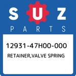 12931-47H00-000 Suzuki Retainer,valve Spring 1293147H00000, New Genuine Oem Part. Price: $18.94.