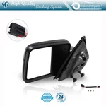 Driver Side Black Cover View Mirror 2004-2014 Ford F150 Truck Power Heated New. Price: $56.55.