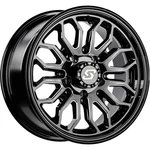 Sedona Onyx Wheel 12X7 4/110 +10MM Blk/machined A-S26M-27011+10 New. Price: $156.33.